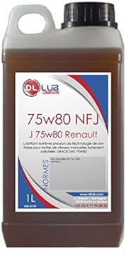 DLLUB-Aceite para caja DE cambios RENAULT J 75W 80-1 litro: Amazon.es: Amazon.es