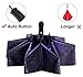 Fidus Inverted Reverse Sun&Rain Car Umbrella Large Windproof Travel UV Umbrella For Women Men - Auto Open Close(Starry Sky-1)