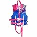 Hyperlite USCG Approved, Type III Personal Floatation Device Child Life Vest, Recommended for Kids 30-50 Lbs., with 2 Concealed 1-Inch Straps, Pink
