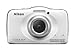 Nikon COOLPIX S32 13.2 MP Waterproof Digital Camera with Full HD 1080p Video (White) - (Renewed)