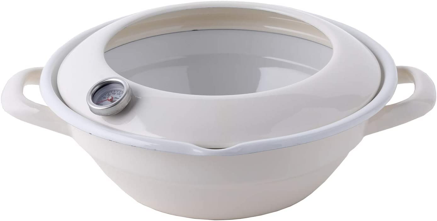 富士ホーロー(Fuji Horo) 天ぷら鍋 WH 24cm TP-24 W商品画像