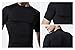 CLSL TM-R36-BB_X-Large Tesla Men's Thermal Coldgear Compression Baselayer Short Sleeve T Shirts R36