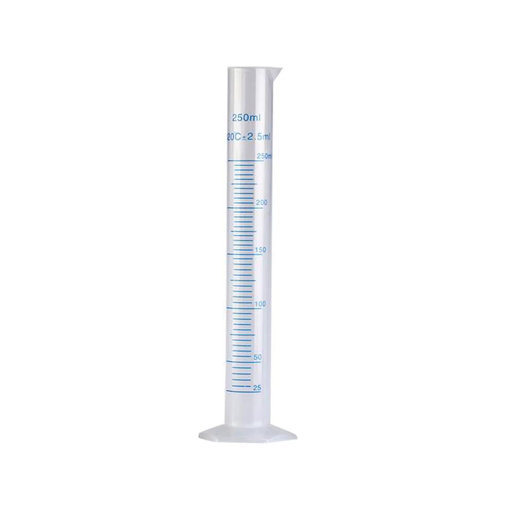 Photo 1 of 250ml Plastic Graduated Cylinker, Measuring Cylinder Graduated Cylinders Lab Supplies Laboratory Tools