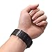 Hagibis replacement wristband Samsung Galaxy Gear S R750W Smart Watch，Easy to install easy to dismantle， (black)