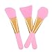 ARTIFUN 3 PCS Silicone Face Mask Brush,Mask Beauty Tool Soft Silicone Facial Mud Mask Mixing Brush Cosmetic Silicone Makeup Applicator for Applying Facial Mask, Eye Mask,Peel, Serum or DIY Needs