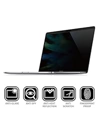 TNP magnético protector de filtro de privacidad Protector de visualización película anti deslumbramiento mate & brillante resistente a los arañazos apoyo visualización táctil UV luz azul corte visualización en negro para Macbook Pro portátil 2016 2017