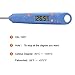 Digital Food Thermometer,Instant Digital Read Thermometer,Best Quick Read Digital Cooking Thermometer for All Food, Grill, BBQ and Candy, Fastest Food Thermometer with LCD Screen by iMallcoo (Blue)