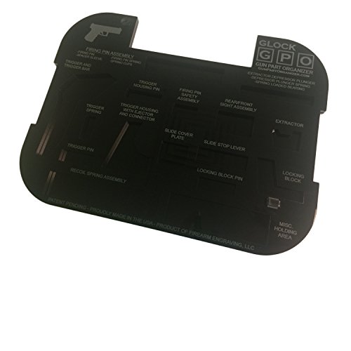 Gun Part Organizer for Glock Pistol, Black Pricepulse