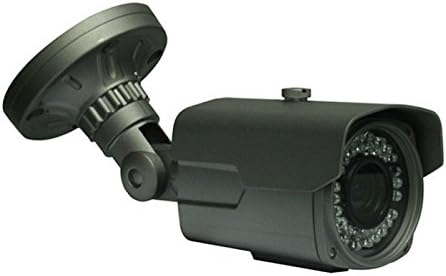 Heivision - 700 TVL Bullet Security Camera Sony Effio-E 700TVL CCD with OSD Menu 72 LED IR Night Vision Waterproof Indoor and outdoor 2.8-12mm Adjustable Lens with 3 Axis Mounting Bracket + Free Power Adapter - 1 YR Warranty