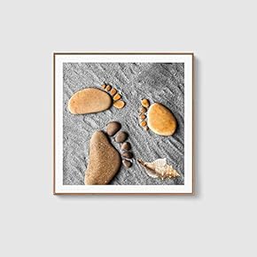 Framed Canvas Home Artwork Decoration Beautiful Flower Canvas Wall Art for Living Room, Bedroom - 16x16 inches