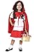 Fun Costumes Kids Deluxe Little Red Riding Hood Costume for Girls, Fairytale Halloween Dress Outfit, Storybook Character Costumes X-Small
