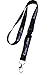 Cruise Junkie [2 Pack] Lightweight Detachable Lanyards for Carnival and Royal Caribbean Ship Cards - 22' Black