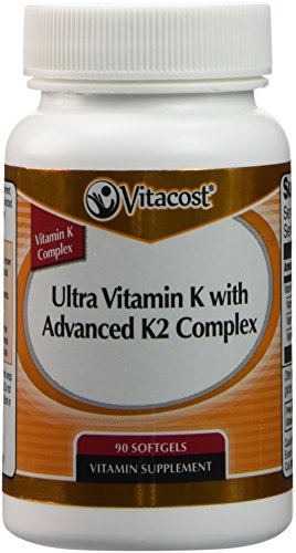 Vitacost Ultra Vitamin K with Advanced K2 Complex -- 90 Softgels