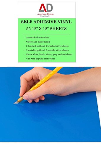 4 Premium+Permanent+Adhesive+Backed+Vinyl