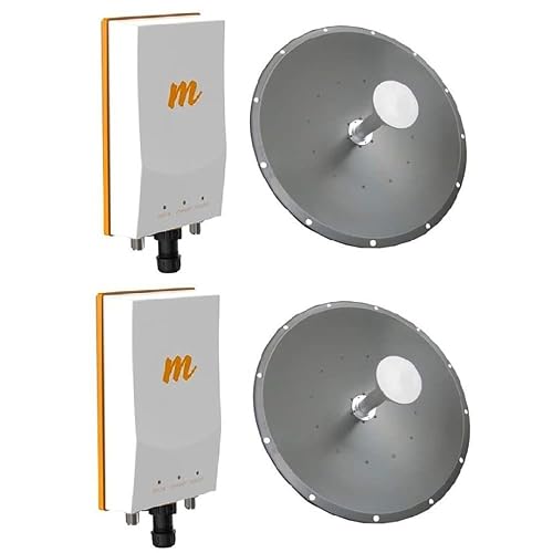 B5C 2-Units Connectorized Backhaul Radio GPS 11ac IP67 4x4:4 MIMO PoE ...