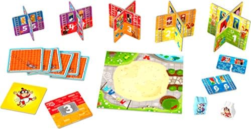 - Mis Primeros Juegos – Rhino Hero Junior - 305913 - Juego de clasificación y construcción cooperativa - 2 años y más