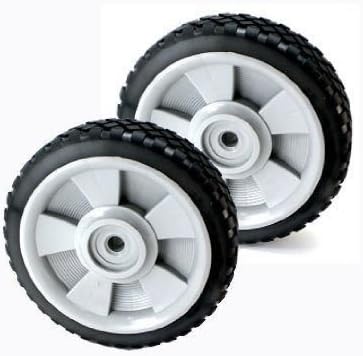Amazon Com Black And Decker 242600 00 7 Replacement Mower Wheels 2 Pack Lawn Mower Accessories Garden Outdoor