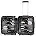 VinGardeValise® Petite Wine Suitcase – 8-Bottle Travel Luggage, TSA-Approved, Durable Hard Shell, Shockproof Foam, Secure Bottle Protection for Enthusiasts & Collectors - Silver
