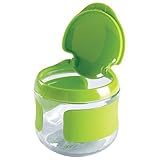 OXO Tot Flip-Top Snack Cup, Green, 5 Ounce