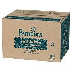 Pampers Baby Diapers - Swaddlers - Size 3, 168