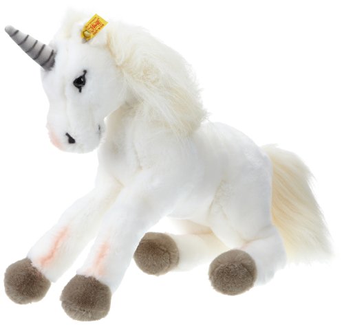 Steiff Starly Dangling Unicorn Plush, White