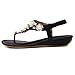 Meehine Women's Elastic Sparkle Flip Flops Summer Beach Thong Flat Sandals Shoes
