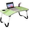 Laptop-Bed-TablePortable-Lap-DeskNotebook-Stand-Reading-HolderNotebook-Table-Dorm-Desk-with-Foldable-Legs-Cup-Slotfor-Eating-BreakfastReadingWatching-Movie-on-BedSofa60-x-40cmGreen Laptop Bed Table,Portable Lap Desk,Notebook Stand Reading Holder,Notebook Table Dorm Desk with Foldable Legs & Cup Slot…