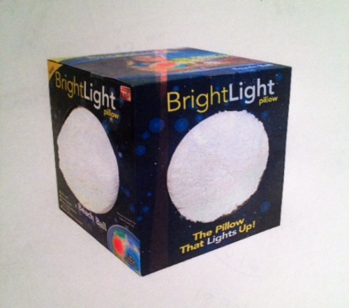 Bright Light Pillow, the Pillow That Lights Up. Beach Ball