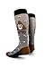 Foot Traffic, Men's Wacky Novelty Socks, Poop Happens (Shoe Sizes 7-12)