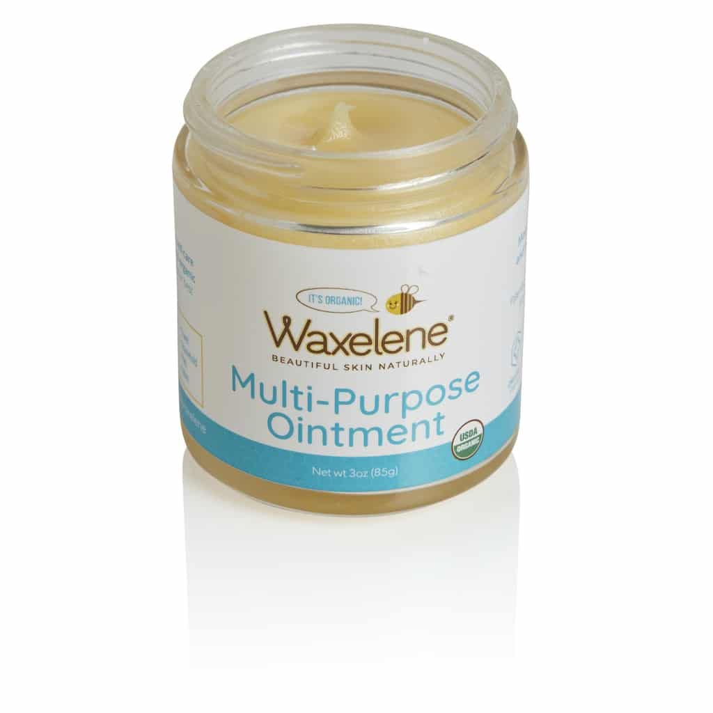 Waxelene Original Aerated Balm, Travel Jar, Organic Multipurpose Ointment the Petroleum Jelly Alternative Eczema Dry Sensitive Skin Face Moisturizer