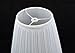 Urbanest Off White Mushroom Pleated Hardback Lamp Shade 5x9x8.5 Inch (Spider)