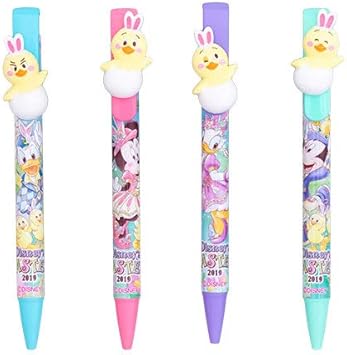 Amazon うさピヨ ボールペンセット Tip Topイースター ディズニー イースター 19 ディズニー お土産 東京ディズニーシー限定 格納式ボールペン 文房具 オフィス用品
