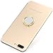 Cell Phone Finger Ring Holder, 4 Pack Mirror Surface 360 Degree Grip Kickstand for iPhone 7 Plus 6 6S 5 5C 5S, Samsung Galaxy S8 S7 Edge, Tablet, Magnetic Car Mount - Rose Gold, Gold, Silver, Black