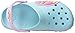 Crocs Kids' CrocsLights Rainbow Heart Light-Up Clog (Infant/Toddler/Little Kid/Big Kid), Ice Blue, 10 M US Toddler