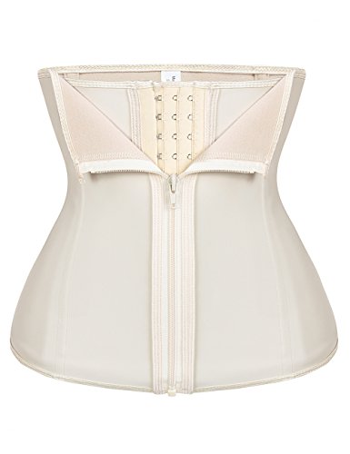 FeelinGirl Women's Latex Sport Girdle Waist Training Corset Waist Shaper XL