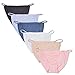 Buankoxy Women's Low-Rise String Bikini Panty Stretch Briefs (7, Multi Colors)