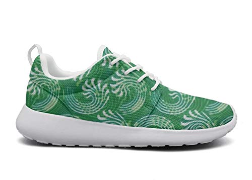 FEWW11 Women Funny Lightweight Shoes Sneakers Christmas Cand