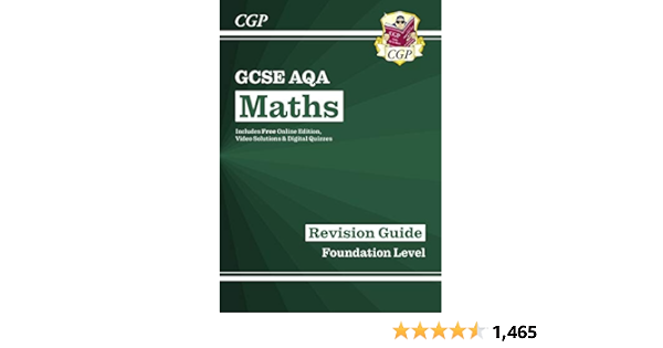 Amazon Com New 21 Gcse Maths Aqa Revision Guide Foundation Perfect For Catch Up And The 22 And 23 Exams Cgp Gcse Maths 9 1 Revision Ebook Cgp Books Cgp Books Kindle Store