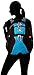 High Sierra Swerve Laptop Backpack, Black/Pool/Flamingo, 19 x 13 x 7.75-Inch