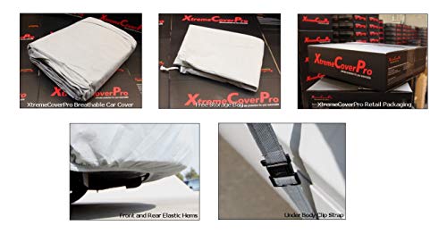 XtremeCoverPro Custom Porsche 911 Car Cover - Breathable, Indoor and Outdoor Automotive Accessories - Dust, UV Ray, Mist, Vehicle Protection - Full Semi-Custom Fit - Elastic Hem and Bonus Storage Bag - Thumbnail 5