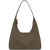 Women’s Trendy Suede Tote Bag Shoulder Bags For Women Fall Underarm Bag Winter Hobo Bag Work Purses Suede Travel Handbag