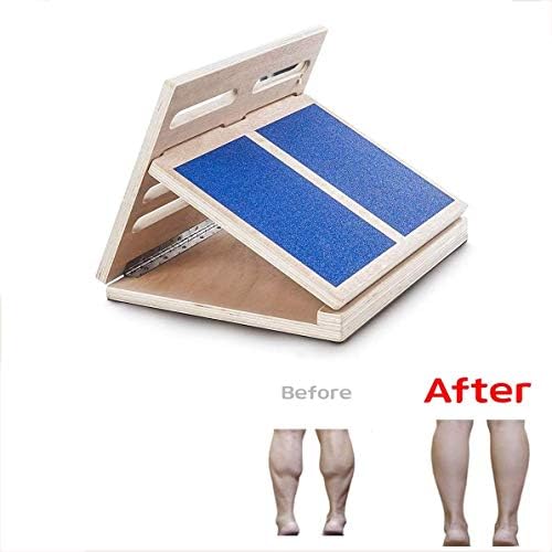 Royala Professional Slant Board - Calf Stretcher Wooden Incline Increase Flexibility, Anti-Slip, Calves and Ankles, 4 Positions Adjustable hamstring stretcher