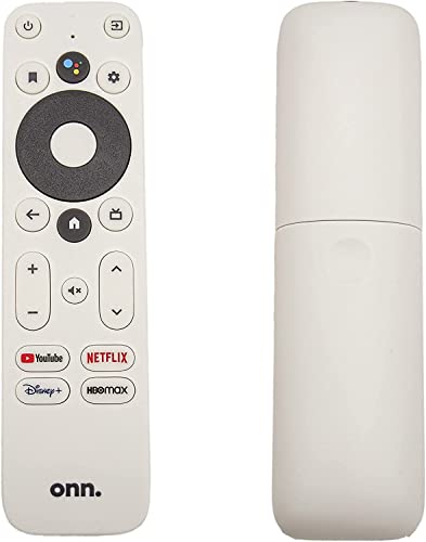 ONN Android TV 4K UHD Streaming Device with Voice Remote Control Google Assistant & High Speed HDMI Cable (100026240) Black