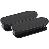 ShysTech Self-Adhesive Pull Handles 4 Pack, Handle Helper for Kitchen Cabinet Knobs Drawer Window Sliding Closet Push Pull Helper Stick-on Handles (Black)