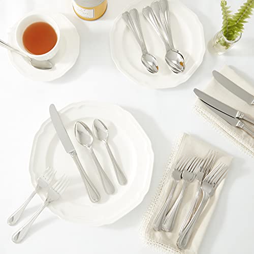 Lenox Vintage Jewel 20Piece Flatware Set, 3.60 LB, Metallic Pricepulse