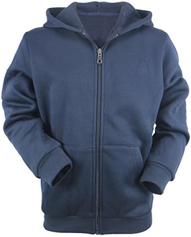 Evrimas Youth Big Lightweight Athletic Fleece Hoodie for Boys Full Zip Long Sleeve Child Kids Spring Thin Outdoor Sweatshirts