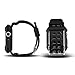 Apple Watch Band Silicone, Maxjoy 42mm iWatch Bands with Protective Case Shockproof Rubber Replacement Strap with Metal Buckle Clasp for Apple Watch Series 3 / 2 / 1, Nike+ Sport Edition, Men - Black