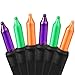 ⭐️Halloween String Lights - 24ft 100 Incandescent Orange&Purple&Green Mini Bulbs Lights, Halloween Lighting Decor for Outdoor&Indoor Use, Fairy Garden, Yard, Home, Party, Holiday, Halloween Decoration