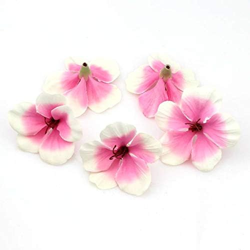 YUDX121 100pcs/lot Spring Silk Orchid Artificial Flower Heads Gladiolus Cymbidium Flowers for Wedding Decoration (Pink)