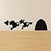 BATTOO A Cat Waiting for Mouse Beside Mouse Hole Wall Decal Cute Wall Art Sticker(9
